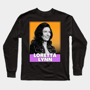 Loretta lynn (retro) Long Sleeve T-Shirt